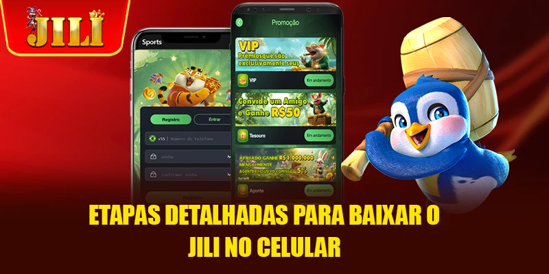 Etapas detalhadas para baixar o JILI no celular