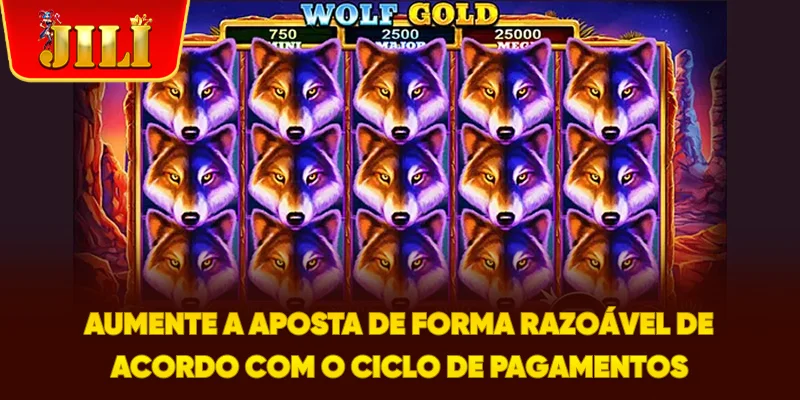 Aumente a Aposta de Forma Razoável de Acordo com o Ciclo de Pagamentos