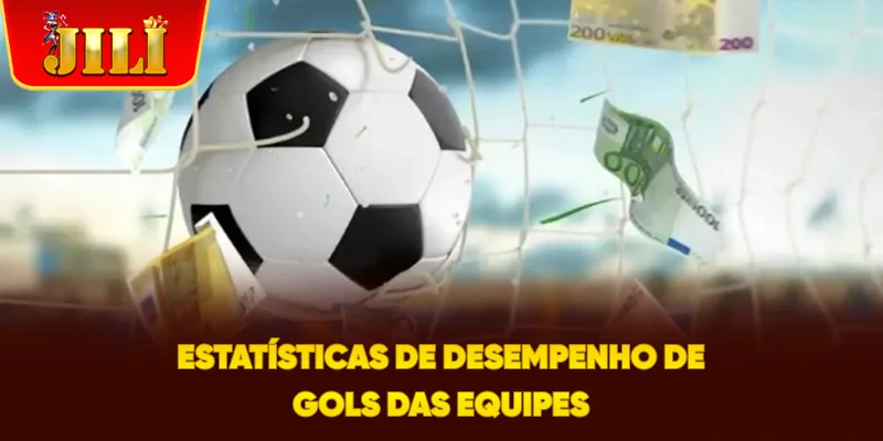 Estatísticas de desempenho de gols das equipes