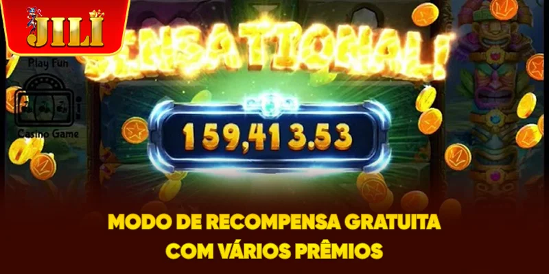 Modo de Recompensa Gratuita com Vários Prêmios
